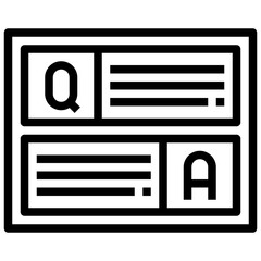 QUESTION line icon,linear,,graphic,illustration