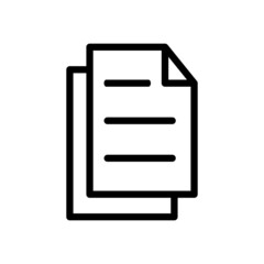 Document Icon Template on White Artboard