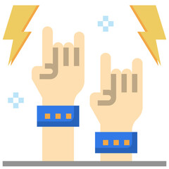 ROCK flat icon,linear,outline,graphic,illustration