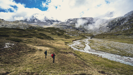 Hiking group at Hintertux