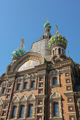 ST. PETERSBURG, RUSSIA - JULY 1, 2021: Fragments of the Cathedral 