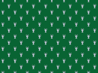 Pixel champions football cup - high res seamless pattern