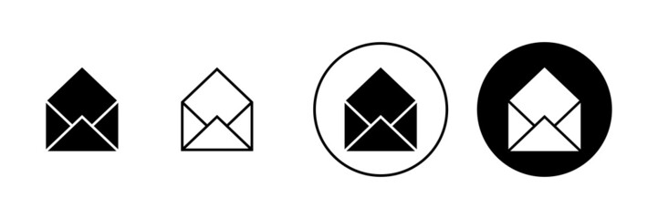 Mail icons set. email sign and symbol. E-mail icon. Envelope icon