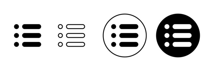 Menu Icons set. web menu sign and symbol. hamburger menu symbol