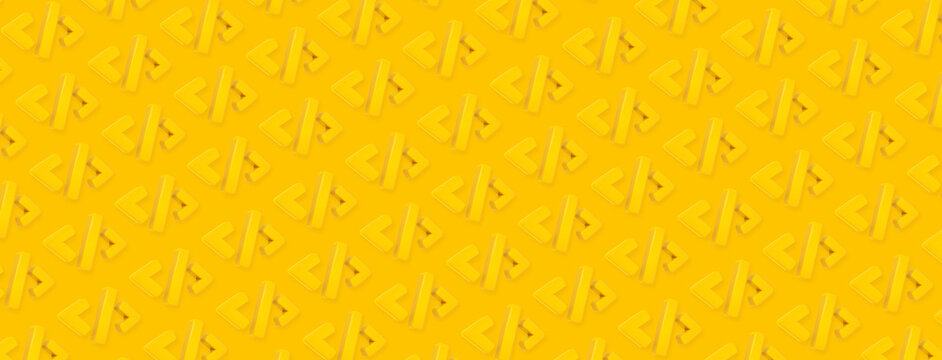 Volumetric glossy Code icon. 3D rendered digital symbol pattern. Modern background for website.