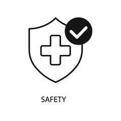 Obraz premium safety icons symbol vector elements for infographic web