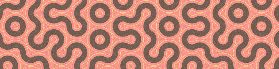 Colour Hexagon Tile Connection art background design illustration