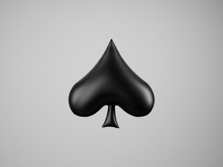spade symbol - a template for a balloon - obrazy, fototapety, plakaty
