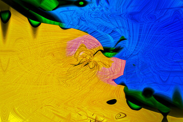 Abstract colorful background.3D Ilustration