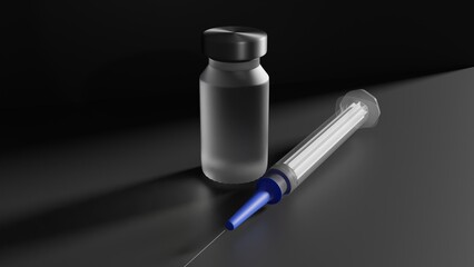 syringe and needle