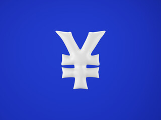 Obraz premium yen symbol - a template for a balloon