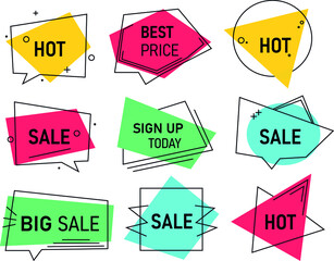 set of sale labels