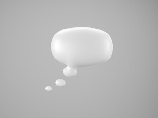  speech balloon template - white on white