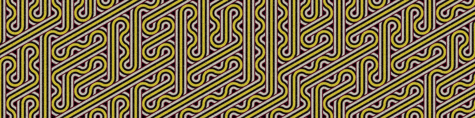 Colour Hexagon Tile Connection art background design illustration