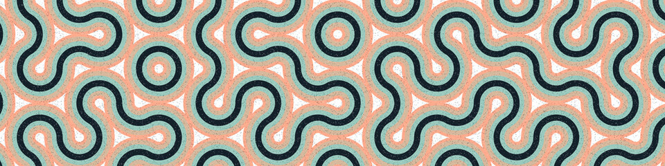 Colour Hexagon Tile Connection art background design illustration