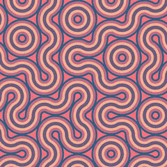 Colour Hexagon Tile Connection art background design illustration