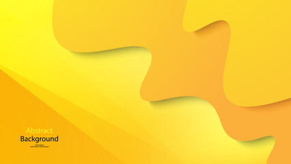 Yellow color background abstract art vector