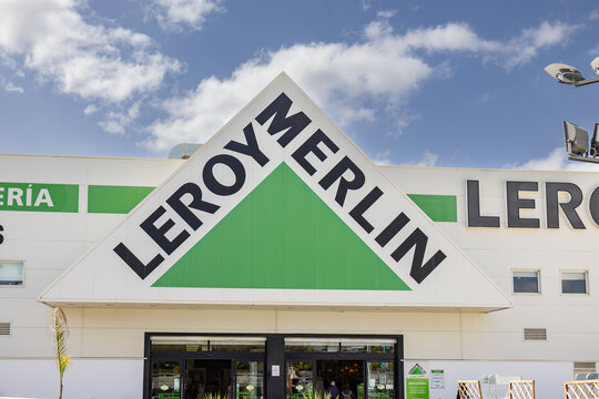 Huelva, Spain - March 19, 2022: Leroy Merlin store in Huelva. Leroy Merlin is a French headquartered home improvement and gardening retailer serving several countries