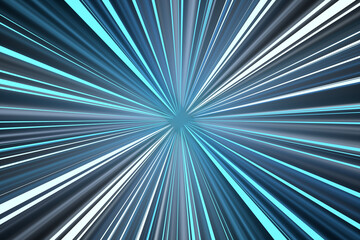 Obraz premium 3d rendering glow space and tunel