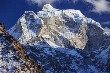 Everest Base camp Trek Landscape Mount Kangtega  Nepal