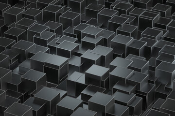 3d rendering abstract square concept
