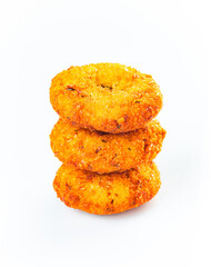 Delicious Creole fried spicy donuts named ''Bonbon piment'' - creole food - Reunion island