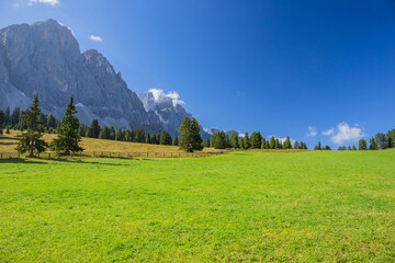 Funes Valley Hiking Landscape Dolomiti Italy