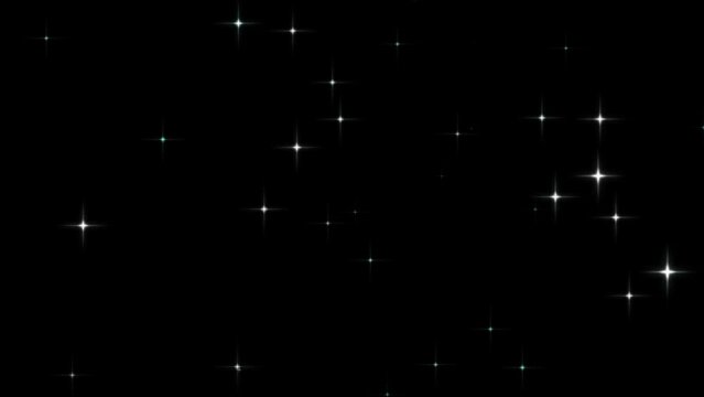 キラキラ光る星
