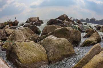 rocks on the River Nile