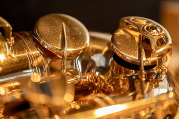 Obraz premium Saxophonklappen