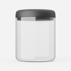 Kitchen jar. 3d render.