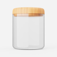 Kitchen jar. 3d render.
