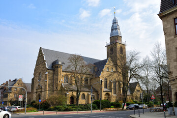 Naklejka premium Kirche Hl. Dreikönige in Neuss, Deutschland