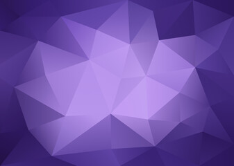 Abstract Low Poly Purple to Light Purple Background