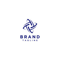 Rotating Lines Forming a Ferris Wheel with medical health symbols on the negative space