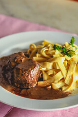 Meat with paste