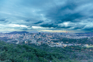Obraz premium Seoul city view 
