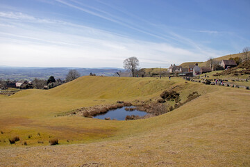 Fototapeta premium Clee hills in England.