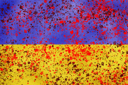 Ukraine War, Peace, Wheat Agriculture, United Nations, Flag, Peace Dove, Hearts.