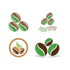 coffee bean icon vector illustration
