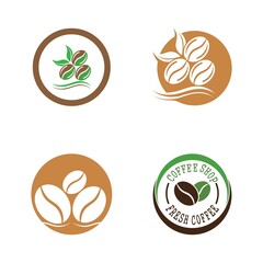 coffee bean icon vector illustration