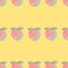 seamless background with peach
