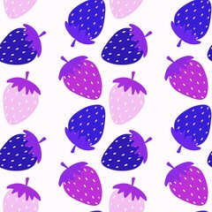 Summer seamless strawberry pattern for fabrics and textiles and packaging and gifts and cards and linens and kids