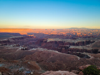 Fototapeta na wymiar Canyonlands National Park View at sunset