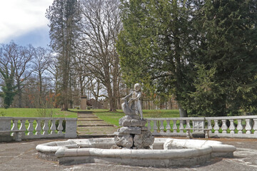 Obraz premium Brunnenfigur