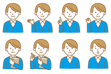 人物 男性 襟 ワイシャツ カジュアル セーター カーディガン アイコン