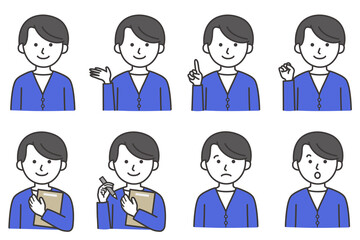 人物 男性 シャツ カジュアル セーター カーディガン アイコン