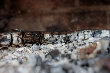 Burnt ashes