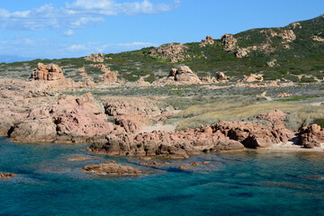 Obraz premium La costa di Cala Sarraina