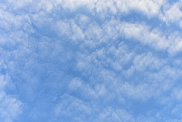Blue sky and white clouds for background
